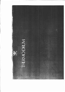 Paterson Thermo Drum manual. Camera Instructions.